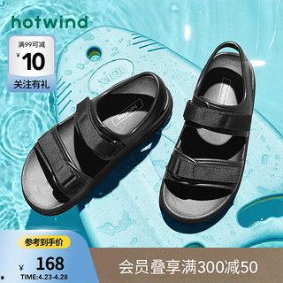 明星黑色运动凉鞋,明星同款黑色运动凉鞋，夏日清凉新选择