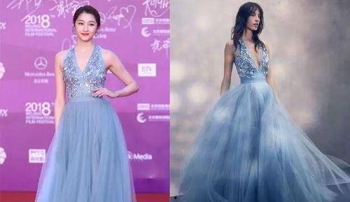 撞礼服的明星,撞礼服的明星瞬间