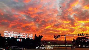 西双版纳晚霞头条图片,西双版纳晚霞映照下的绚丽画卷